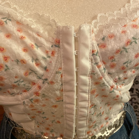 Women’s Floral Bustier Top - Picture 6 of 7